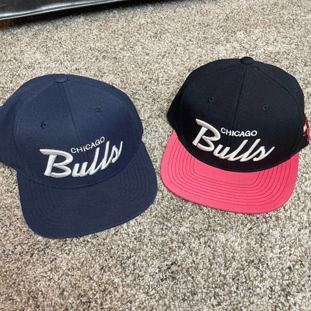 Chicago Bulls Script Hat bundle